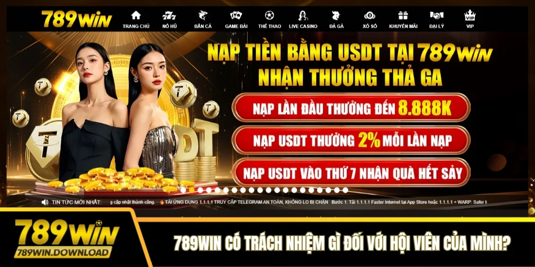 789win có trách nhiệm gì đối với hội viên của mình?